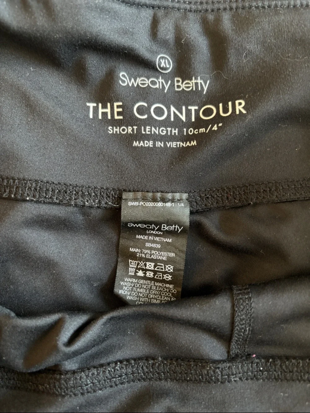 Sweaty Betty Black High-Rise Bike Shorts - Picture 3 of 7
